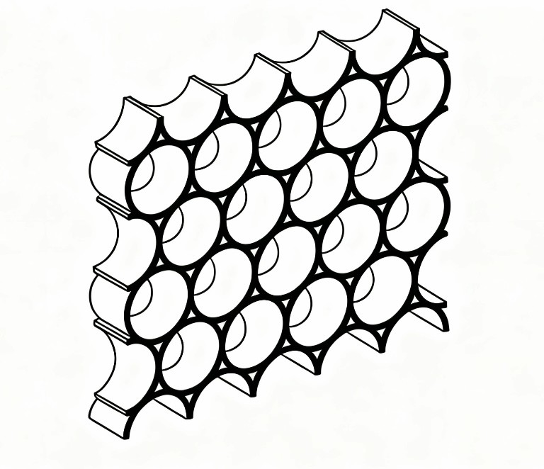 Пронизывающий蜂窝